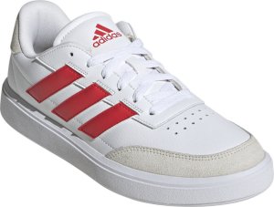 Buty męskie adidas Courtblock biało-czerwone JP5342 46 2/3 2