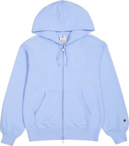 Bluza damska Champion Full Zip Hoodie Sweatshirt błękitna 117787 BS186 XS 2