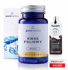 Kwas foliowy 60 kapsułek - PUROMEDICA 9