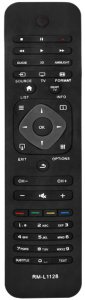 HQ LXP1128 TV remote control PHILIPS LCD/LED RM-L1128 Black 1