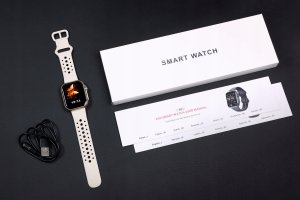 Smartwatch Damski Zegarek Menu PL Rozmowy Powiadomienia Cykl Dla Kobiety 6