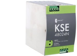 Zasilacz impulsowy KSE 48024M 230/ 24VDC 20A 480W na szynę DIN, Uzas: 96-264VACVAC, Ta70, 17000-0940 1