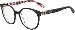Okulary LOVE MOSCHINO MOL584-807. Okulary, Kolor czarny. Kobieta. NoSize 1