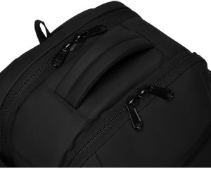 Czarny plecak podróżny z komorą próżniową i portem USB - Peterson NoSize 16