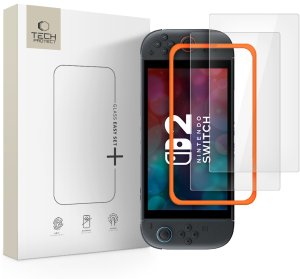 SZKŁO HARTOWANE TECH-PROTECT EASY SET+ 2-PACK NINTENDO SWITCH 2 CLEAR 1