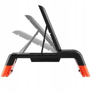 AS009 PRO STEP DO AEROBIKU REGULOWANY Z FUNKCJĄ ŁAWKI COMMERCIAL HMS 3