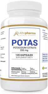 ALTOPHARMA_Potas cytrynian potasu suplement diety 120 kapsułek 1