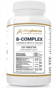 ALTOPHARMA_Witamina B Complex 8 witamin suplement diety 120 tabletek 1