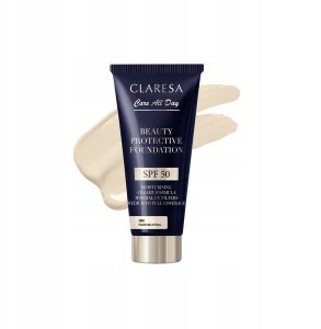 CLARESA_Beauty Protective Foundation nawilżający podkład z filtrem SPF 50 0N Fair Neutral 30ml 1