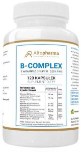 ALTOPHARMA_Witamina B Complex 200% RWS suplement diety 120 kapsułek 1