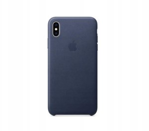 Apple Plecki Do Iphone Xs Max Leather Niebieski 2