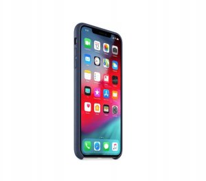 Apple Plecki Do Iphone Xs Max Leather Niebieski 3