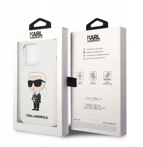 Karl Lagerfeld Liquid Silicone Ikonik Nft Case For Iphone 13 Pro Białe 6