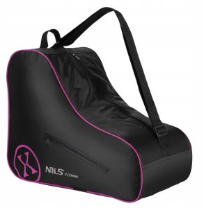 TS306 TORBA Z ZAMKIEM NA ŁYŻWOROLKI RÓŻOWA ONE SIZE NILS EXTREME 1