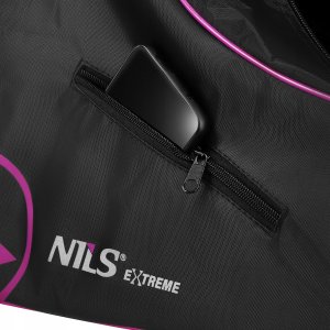 TS306 TORBA Z ZAMKIEM NA ŁYŻWOROLKI RÓŻOWA ONE SIZE NILS EXTREME 4