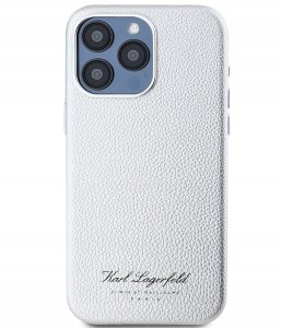 Karl Lagerfeld Grained Pu Hotel Rsg Case For Iphone 15 Pro Grey/szary 2