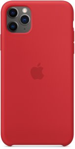 Apple Silikonowe Etui Iphone 11 Pro Max Silicone Case - Czerwone 2