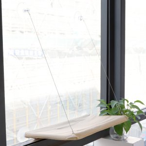 Legowisko OKIENNE dla KOTA 55x35cm DUŻE Wygodne HAMAK LEŻAK NA OKNO do 20kg 4