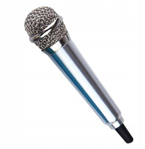 MINI MIKROFON do Karaoke TELEFONU Jack 3.5mm AUX 2