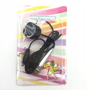 MINI MIKROFON do Karaoke TELEFONU Jack 3.5mm AUX 4