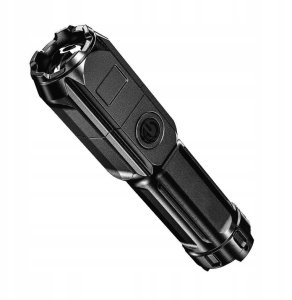 LATARKA XPE 300m WODOSZCZELNA USB ABS Militarna WYTRZYMAŁA MOCNA 13cm 5W 3