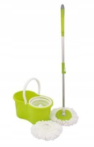 MAGICZNY MOP Obrotowy + 2 WKŁADY WIADRO WYCISKACZ 11