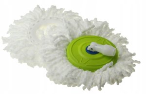 MAGICZNY MOP Obrotowy + 2 WKŁADY WIADRO WYCISKACZ 13