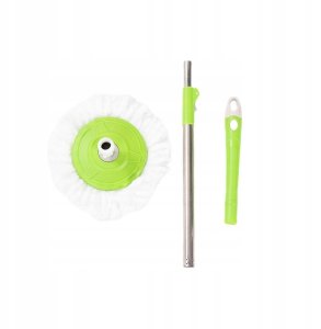 MAGICZNY MOP Obrotowy + 2 WKŁADY WIADRO WYCISKACZ 3