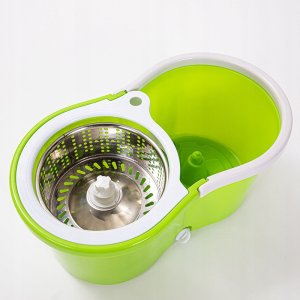 MAGICZNY MOP Obrotowy + 2 WKŁADY WIADRO WYCISKACZ 4