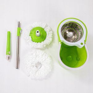 MAGICZNY MOP Obrotowy + 2 WKŁADY WIADRO WYCISKACZ 5