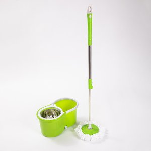 MAGICZNY MOP Obrotowy + 2 WKŁADY WIADRO WYCISKACZ 6