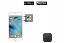 LOKALIZATOR BLUETOOTH Kluczy Dziecka Przedmiotów TELEFON iOS Android Czarny 6