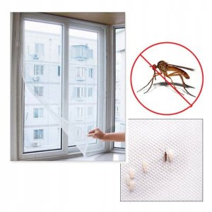 MOSKITIERA XL Uniwersalna DRZWI OKNA 150 x 200cm 1