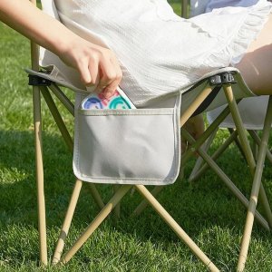 Krzesło OGRODOWE KEMPINGOWE Wędkarskie TURYSTYCZNE Plażowe Składane TORBA 3