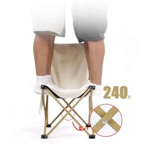 Krzesło OGRODOWE KEMPINGOWE Wędkarskie TURYSTYCZNE Plażowe Składane TORBA 6