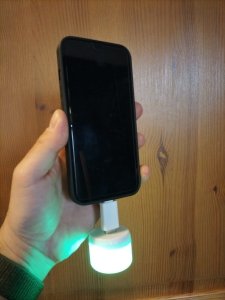 LAMPKA LED RGB Tęczowa USB Android MICRO Telefon 11