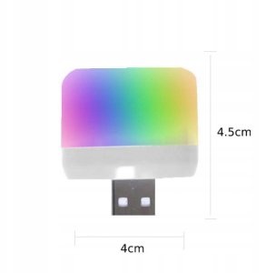 LAMPKA LED RGB Tęczowa USB Android MICRO Telefon 2