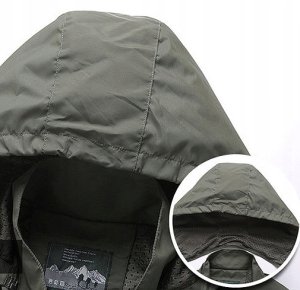 Kurtka męska ITIMPORT KURTKA MĘSKA PRZECIWDESCZOWA Softshell KHAKI Wodoodporna WIATRÓWKA roz. L 3