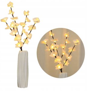 KWIATY LED Ozdobne DRZEWO SZCZĘŚCIA ŚWIĄTECZNE Lampki DEKORACJA CHOINKA XXL 1