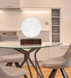 Lampka NOCNA LAMPA Lewitująca KSIĘŻYC ŚWIECĄCY Księzycowa 16 Kolorów Pilot 3