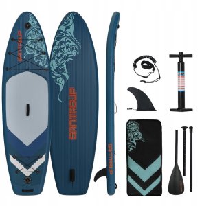 Deska SUP Komplet 300x85x12cm do 180kg 3-OSOBOWA Rodzinna +DODATKI XXXL 1