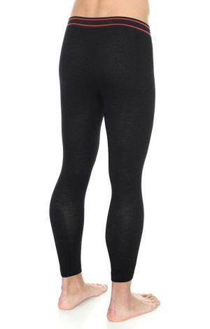 Brubeck Spodnie męskie z długą nogawką Active Wool czarne r. L (LE11710) 4