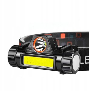 CZOŁÓWKA LED Magnes USB Akumulator MOCNA XPE COB 3