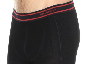 Brubeck Spodnie męskie z długą nogawką Active Wool czarne r. M (LE11710) 5