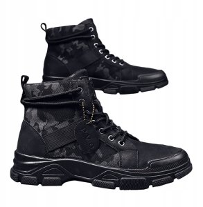Buty TREKKINGOWE TAKTYCZNE WOJSKOWE MILITARNE Wodoodporne CAŁOROCZNE 42 1