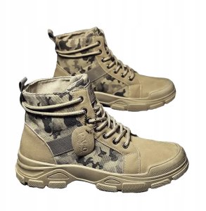 Buty TREKKINGOWE TAKTYCZNE WOJSKOWE MILITARNE Wodoodporne TRAPERY Moro R42 1