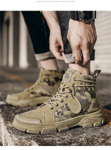 ITIMPORT Buty TREKKINGOWE TAKTYCZNE WOJSKOWE MILITARNE Wodoodporne TRAPERY Moro R42 11