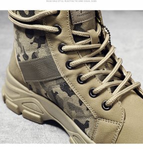 ITIMPORT Buty TREKKINGOWE TAKTYCZNE WOJSKOWE MILITARNE Wodoodporne TRAPERY Moro R42 7