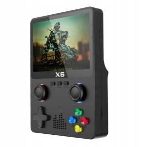 KONSOLA RETRO TV Emulator LINUX Poręczna 10.000 GIER 11 SYMULATORÓW Czarna 1