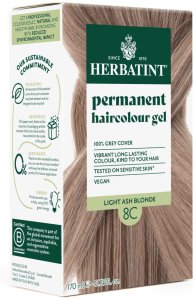 Herbatint Trwała Ziołowa farba do włosów 170ml Jasny Popielaty Blond  (8C ) 1